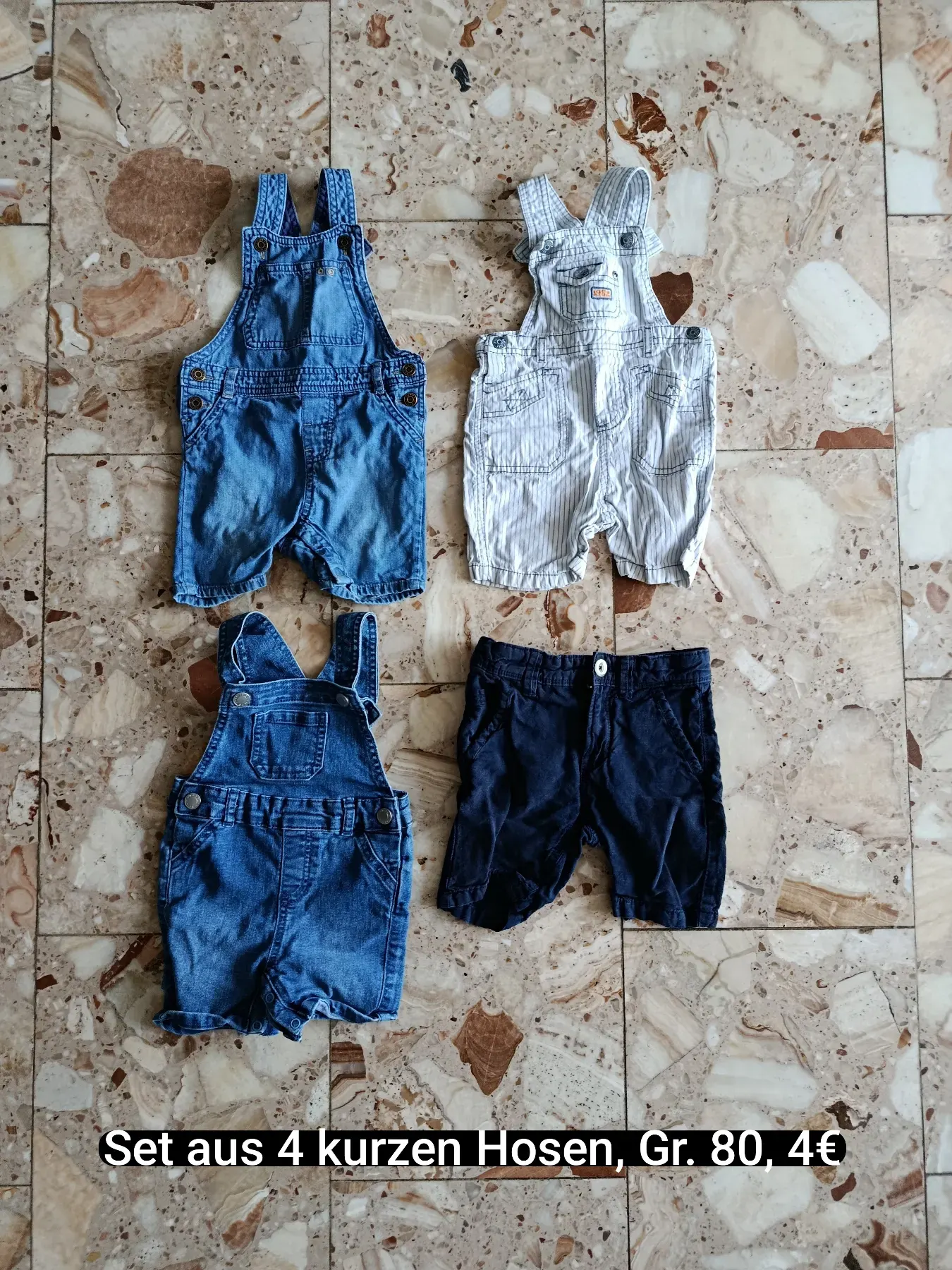 Hosen-Set (kurz), Gr. 80