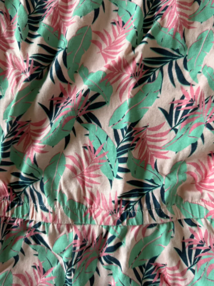 Sommer Onesie * Gr. 140 (eher 128/134) * rosa mint * Jumpsuit