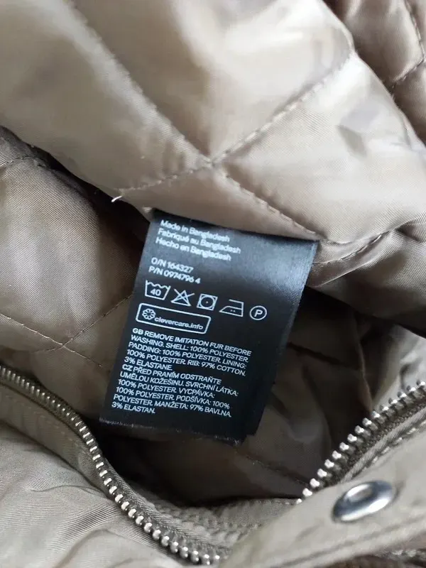 H&M Winter Parka Gr 152 Mädchen, Teddy, Kapuze, khaki, Winterjacke, Kurzmantel