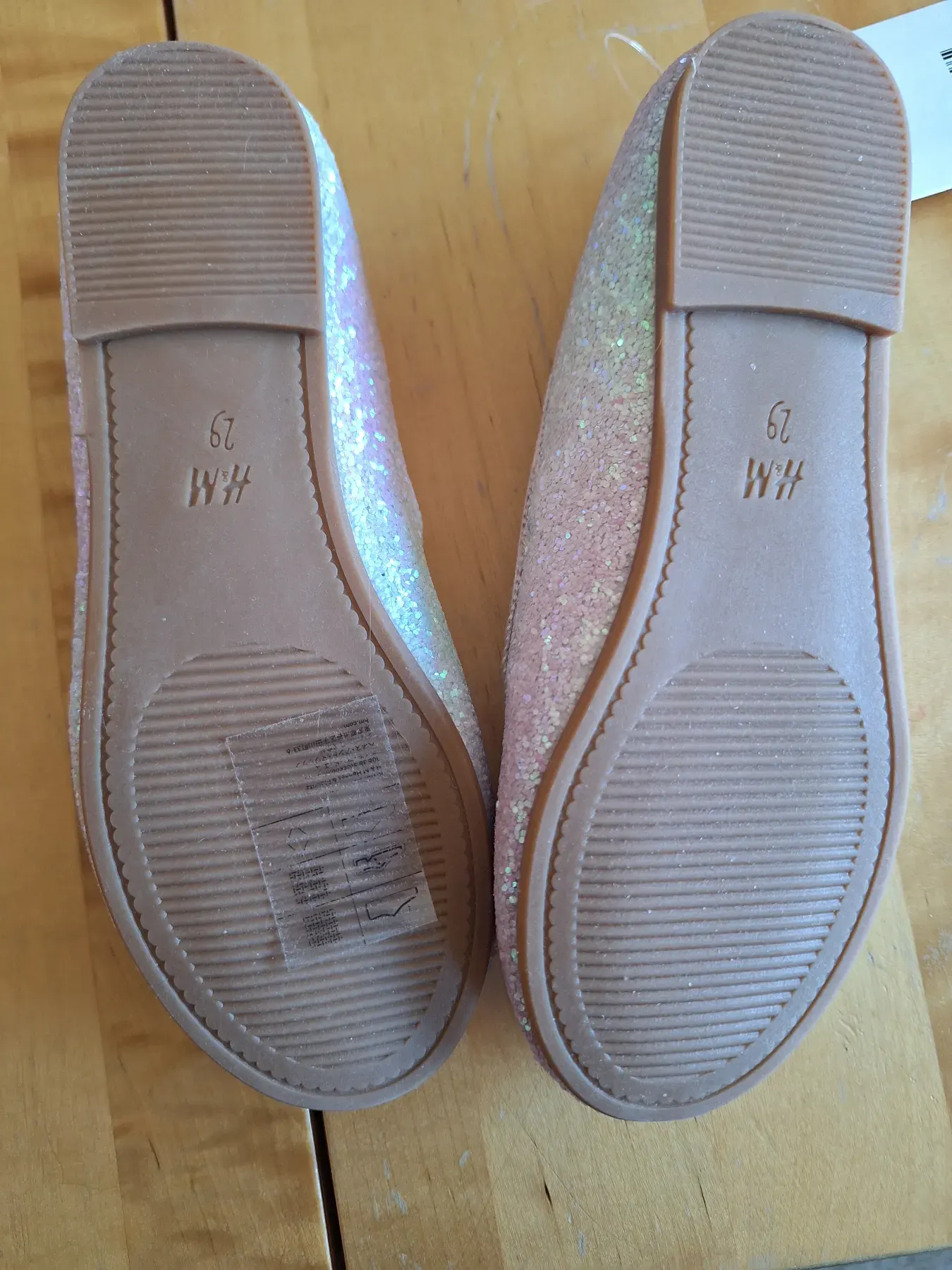 glitzernde Ballerinas Gr 29 H&M