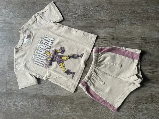 Set Outfit Sommer H&M Iron Man Marvel Gr. 80