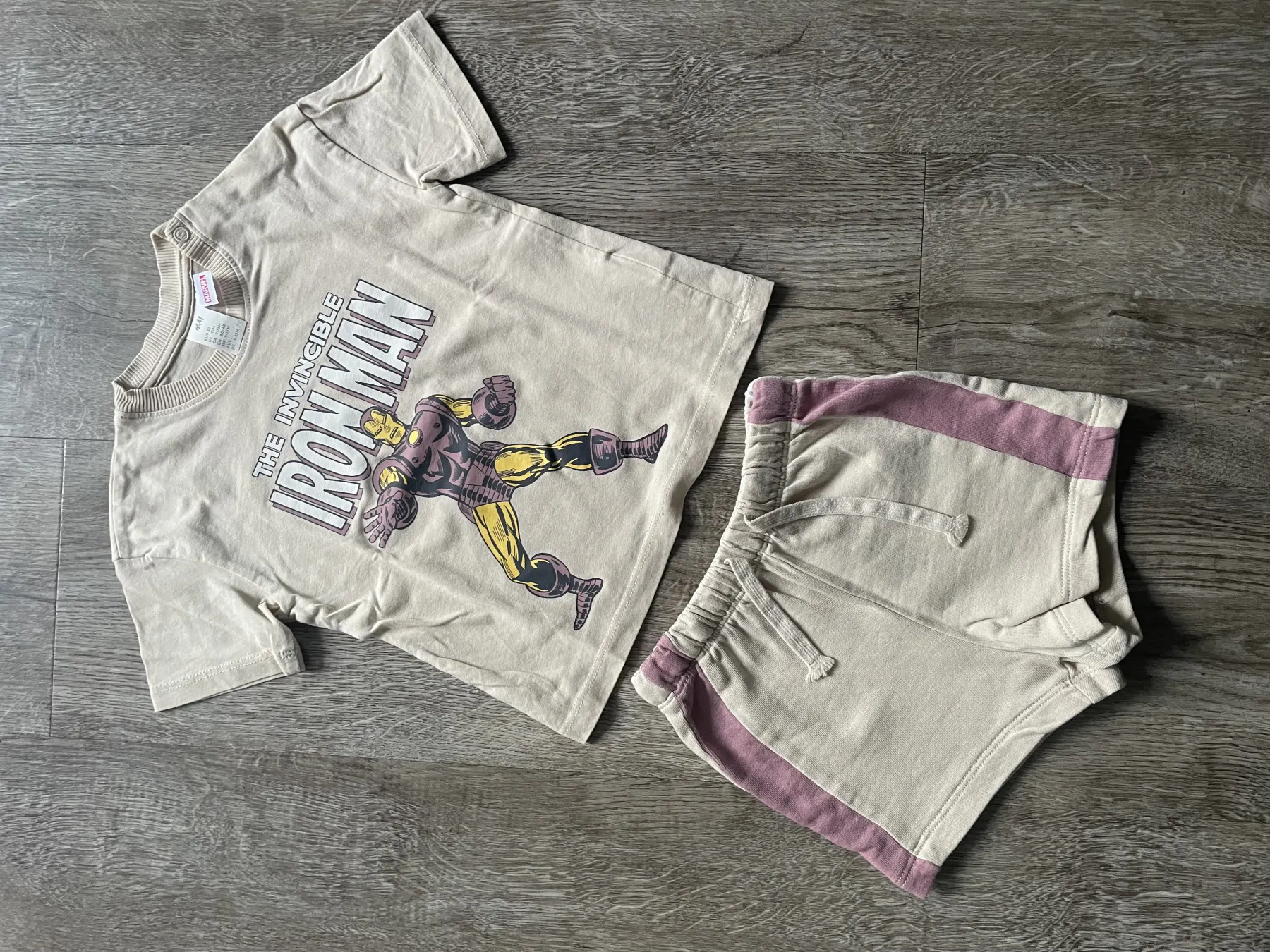 Set Outfit Sommer H&M Iron Man Marvel Gr. 80