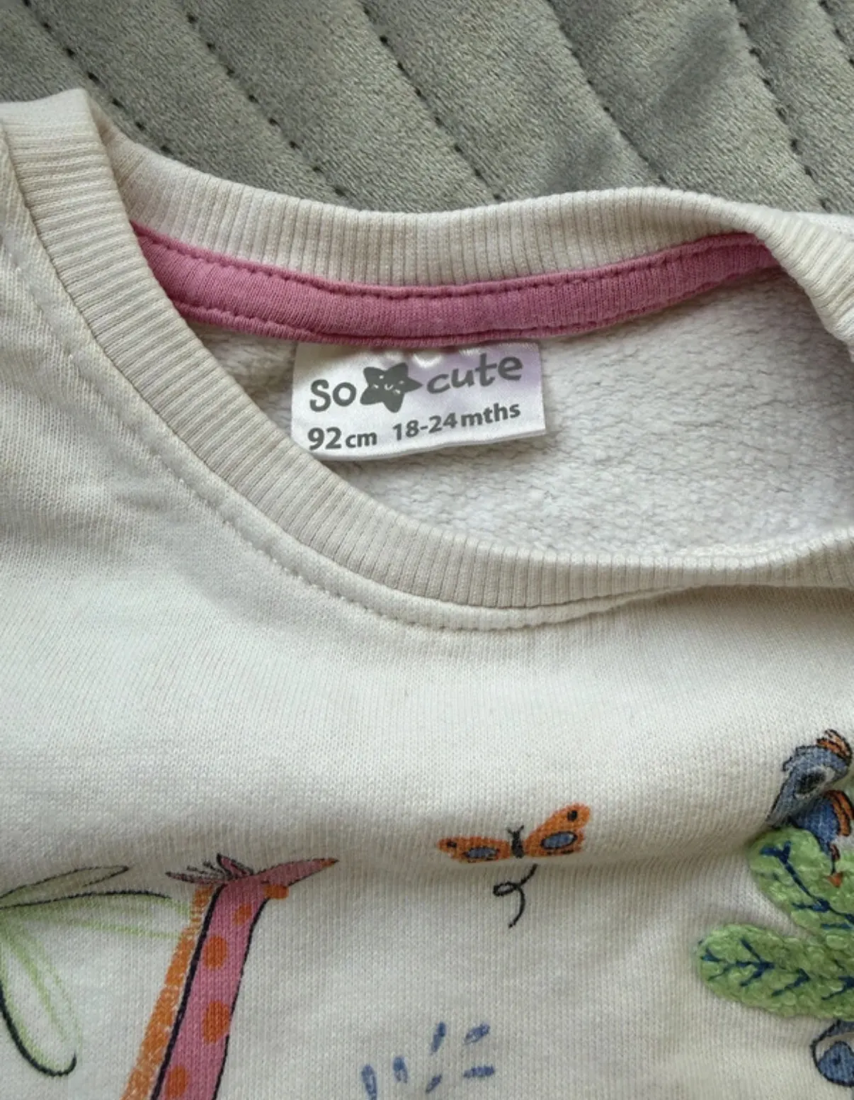Pullover / Langarmshirt / Longsleeve, Mango, Kik, Gr.92