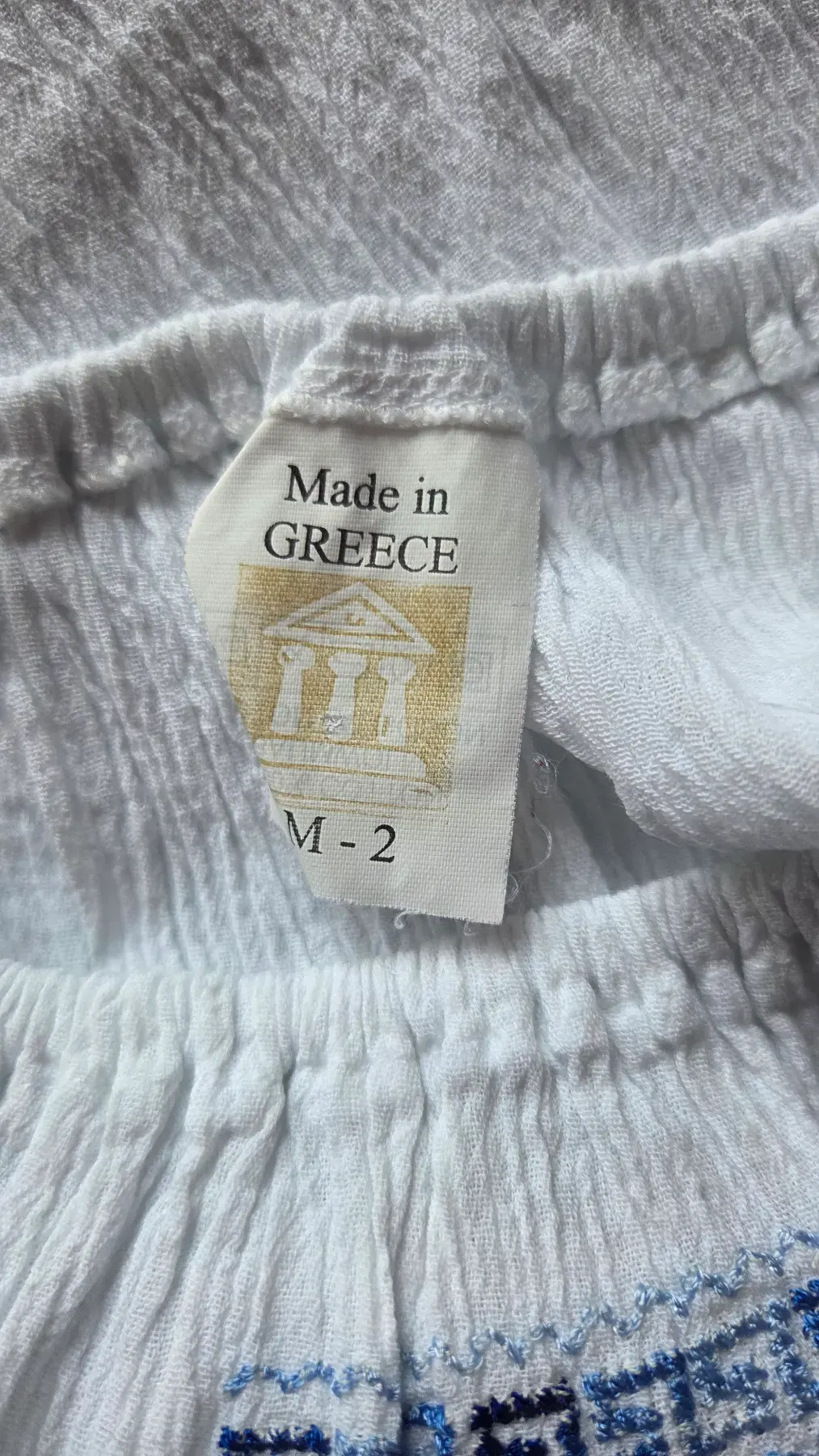 Luftige Boho-Bluse / Tunika aus Griechenland 🇬🇷