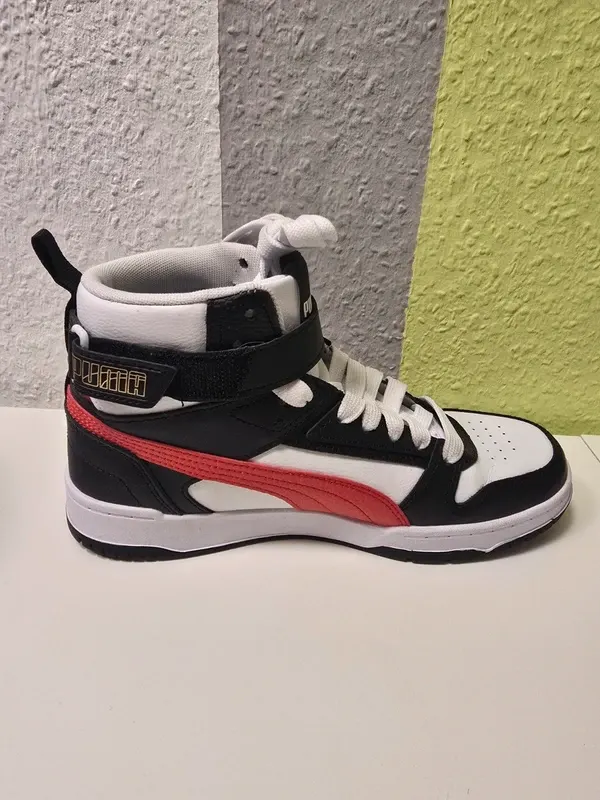 Puma Schuhe RBD Game white red black gold Gr. 38.5