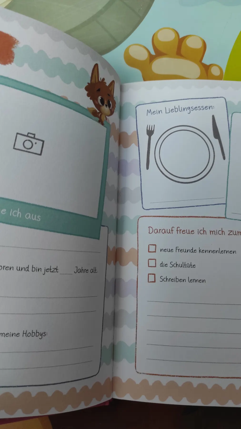 Einschulungsalbum📖 "Juhuuu endlich Schulkind"