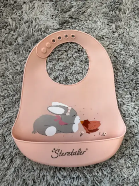 Sterntaler Silikon Lätzchen mit Auftangschale Esel Emmi
