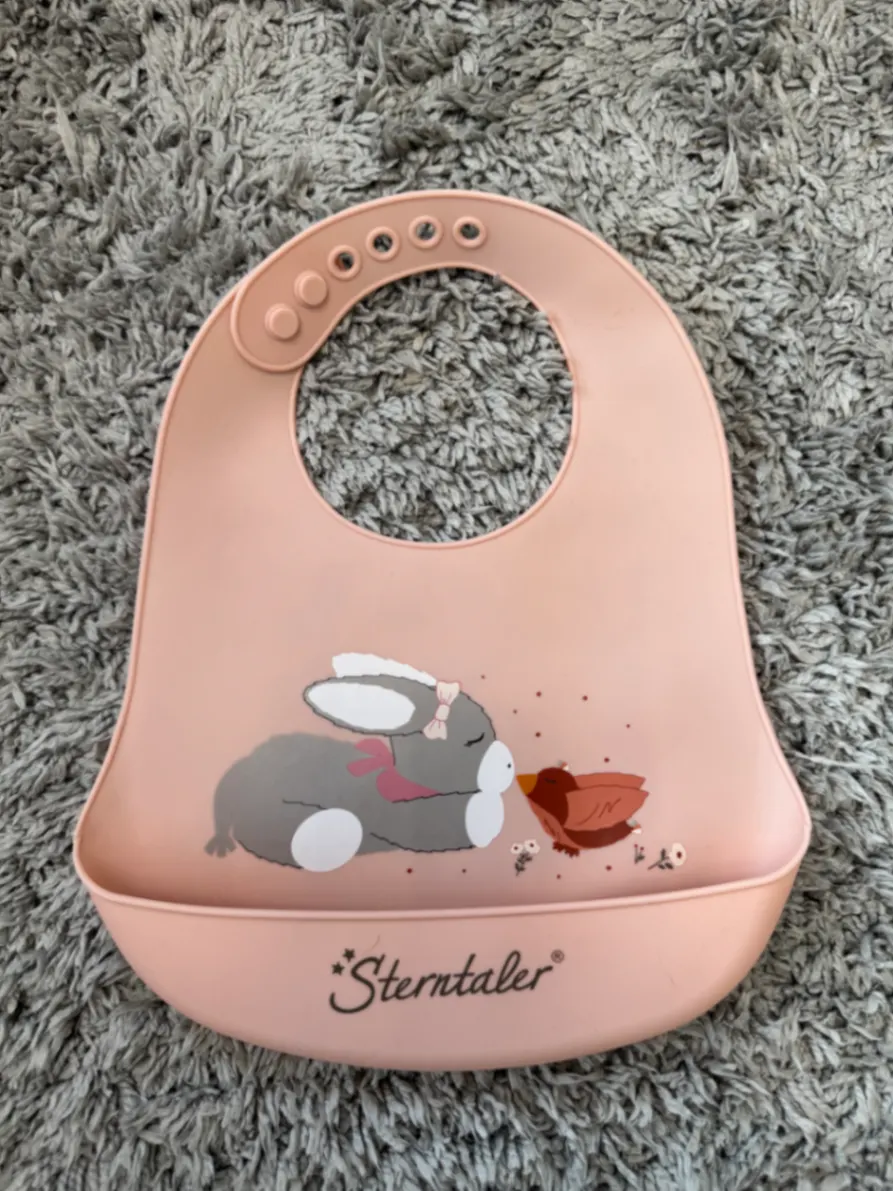 Sterntaler Silikon Lätzchen mit Auftangschale Esel Emmi