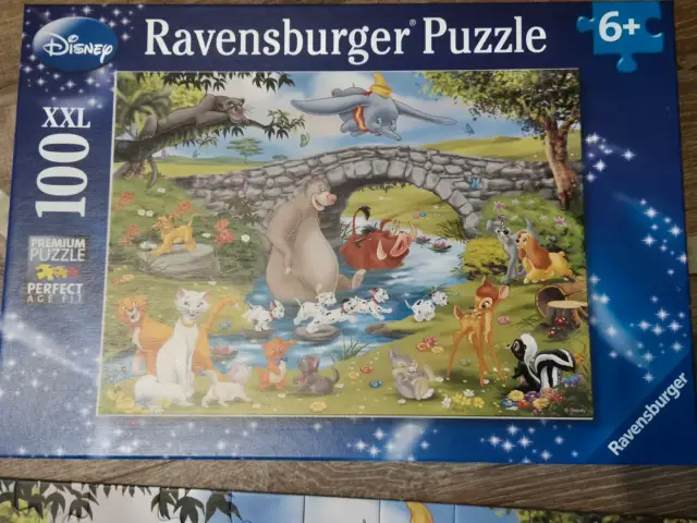 Puzzle Disney "Die Familie der Animal Friends", Ravensburger, 100 Teile