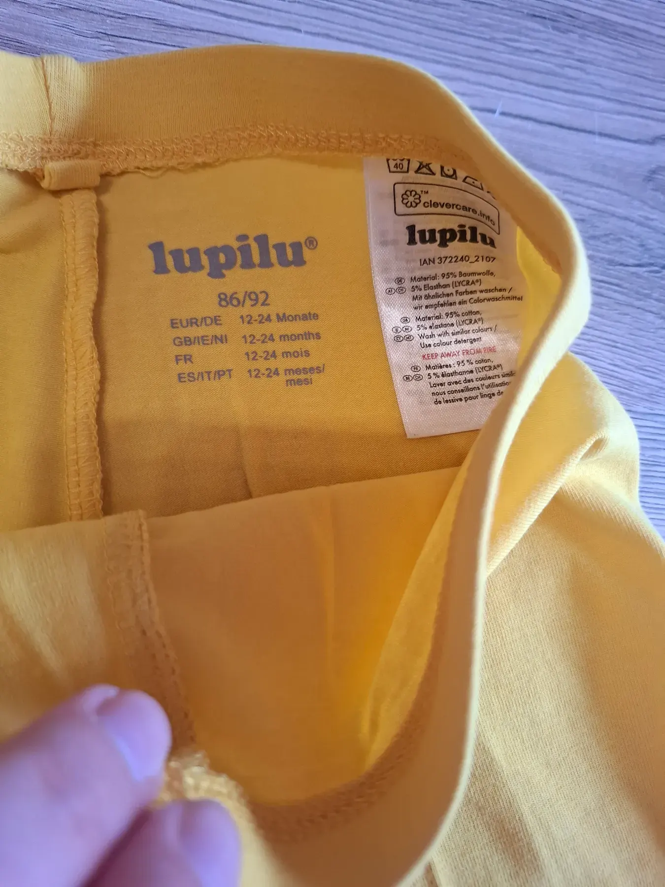 Caprihose Größe 86/92