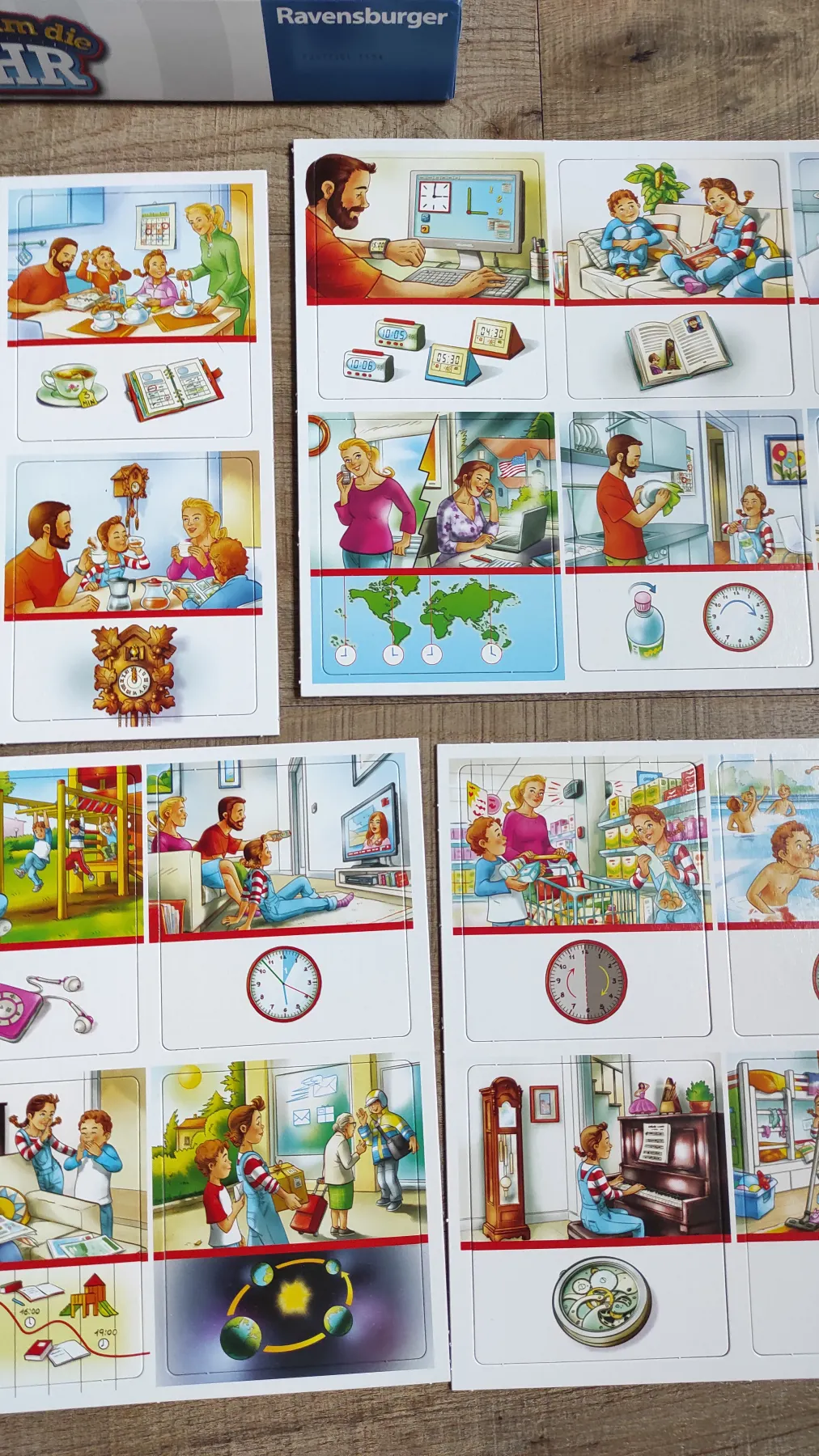 Tiptoi Spiel🕐"Rund um die Uhr" Neu OVP