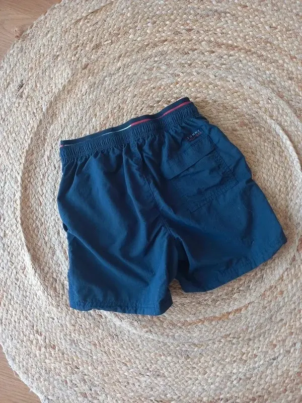 Tommy Hilfiger Badehose Gr 134/140 Junge, Badeshorts, Shorts, navy, Sommer, Bademode