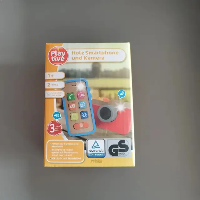 Holz Smartphone und Kamera Playtive vollständig in OVP