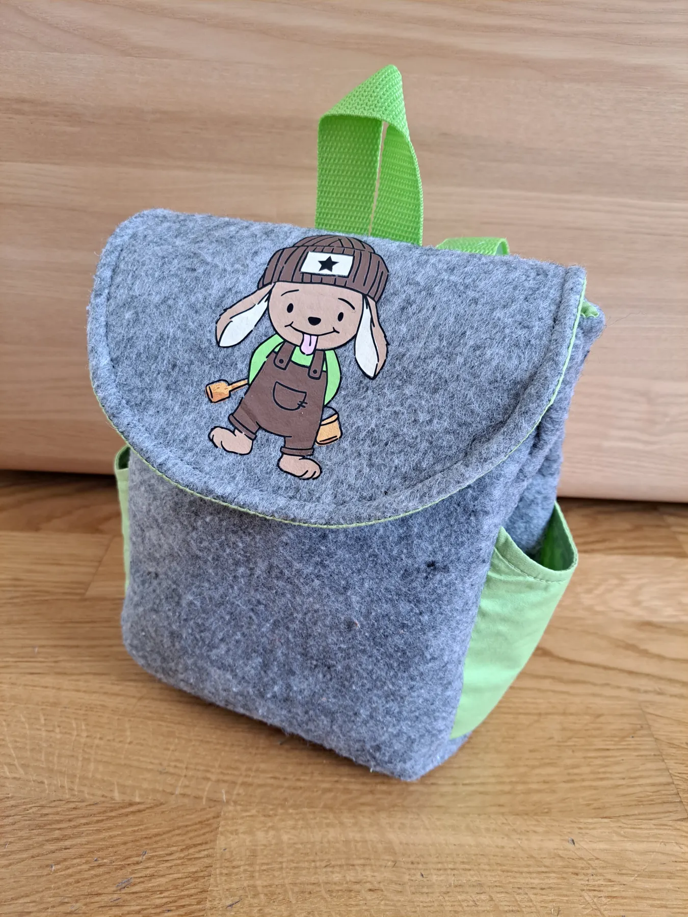 Lenkertasche handmade Unikat Rollertasche Fahrradtasche Hase