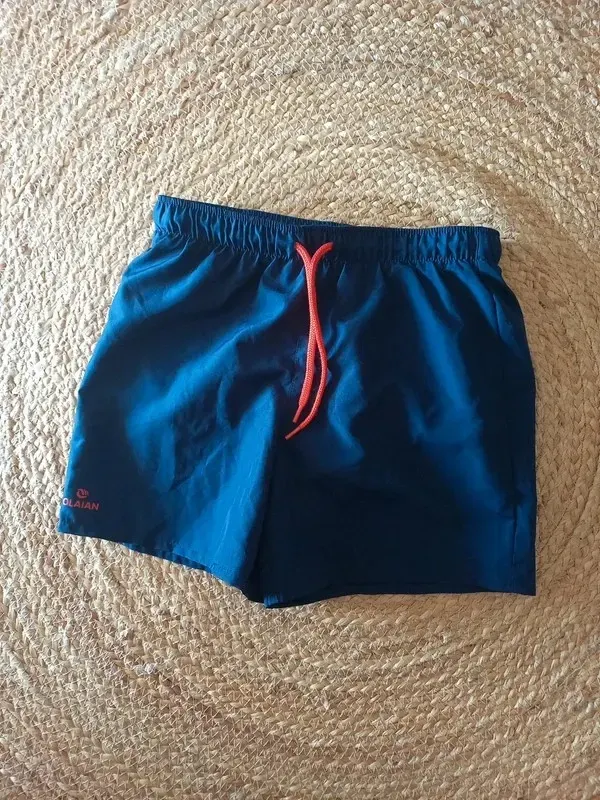 Decathlon Olaian Badehose Gr 146/152 Junge, Badeshorts, Shorts, navy, Sommer