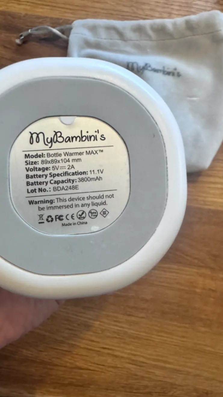 MyBambinis Max Wasserwärmer Flaschenwärmer