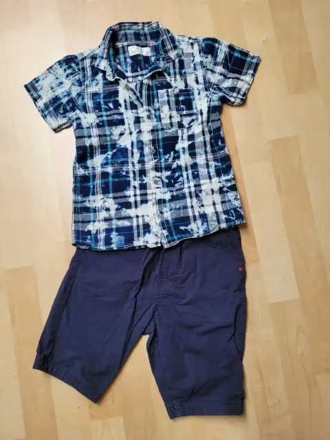 Next Batik Hemd Chino Sommeroutfit 116/122