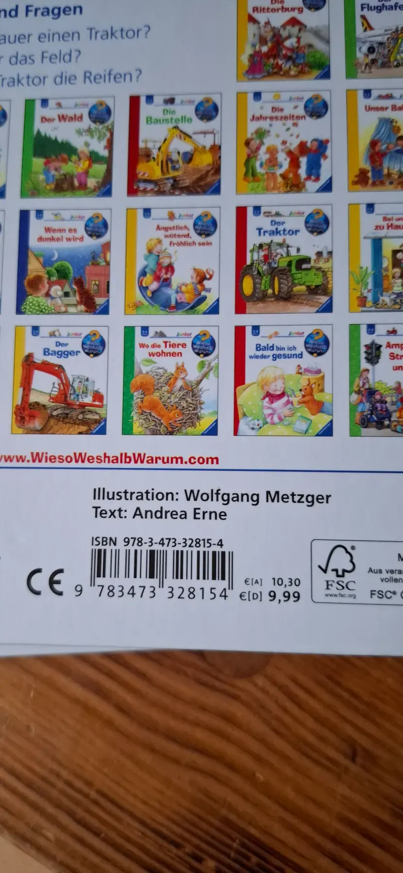 Wieso, Weshalb, Warum Buch