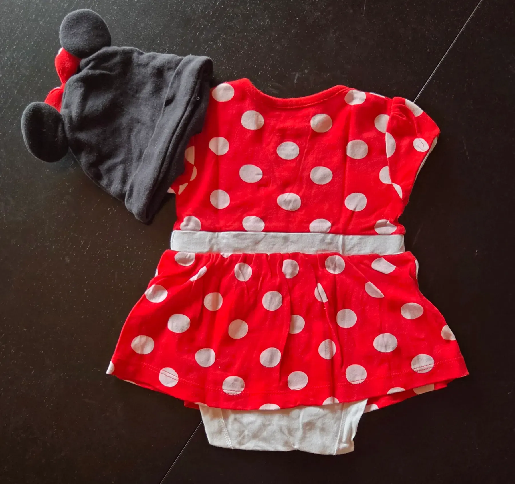 Süßes Minnie Maus Set (Kleid-Body & Mütze) 🎀