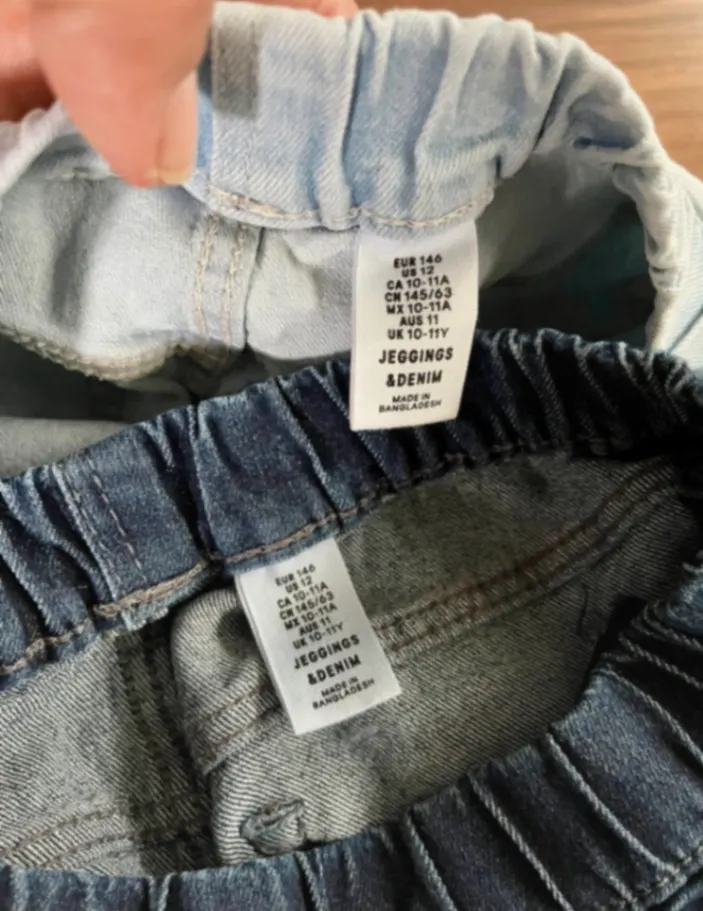 2 Jeans Jeggings Gr. 146