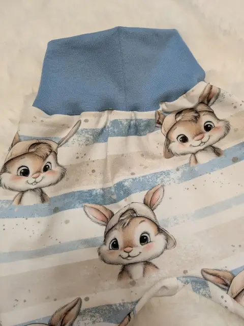 Hose Pumphose Mädchen Junge Unisex Baby Hase Größe 74/80