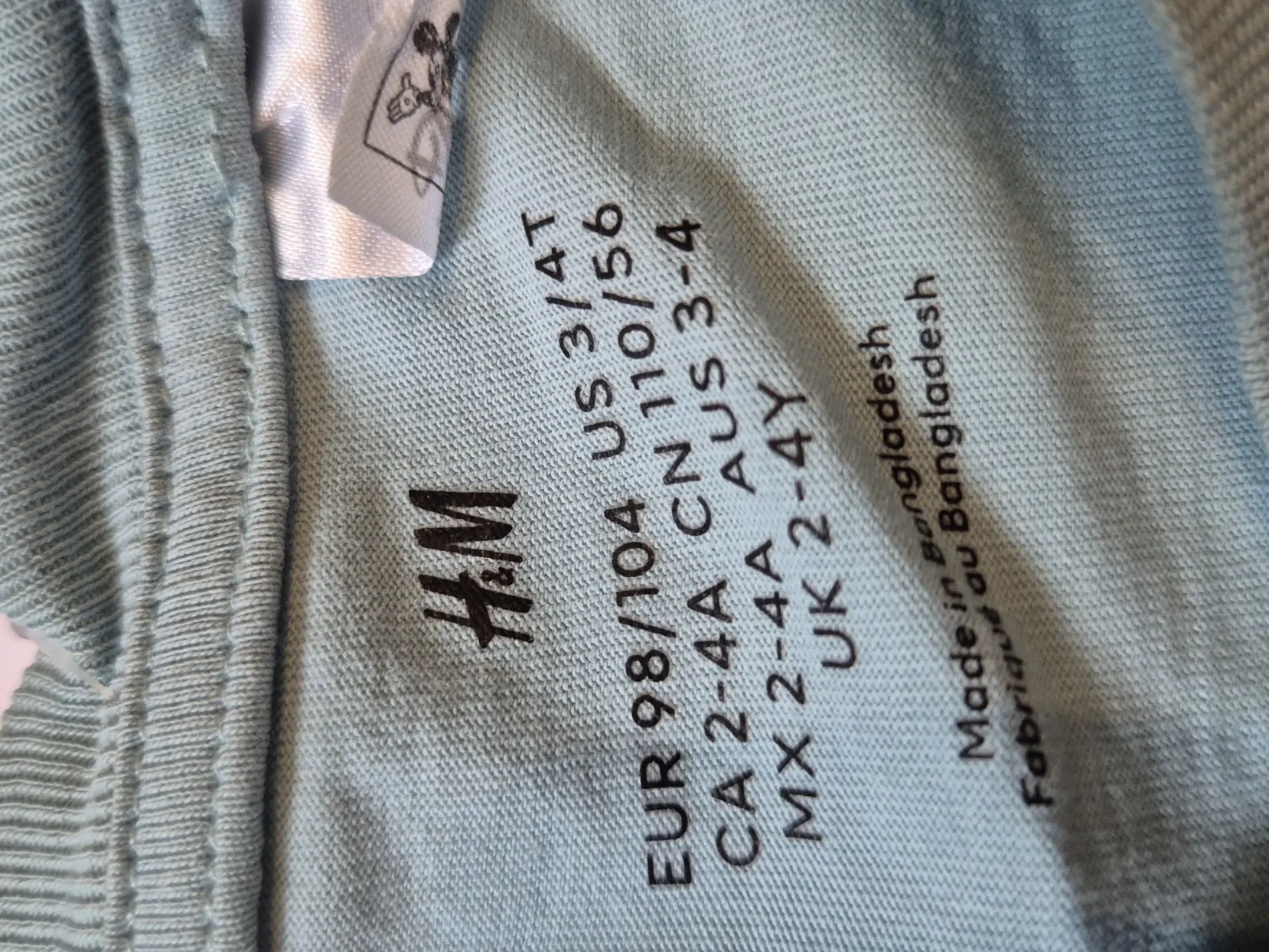 Langarmshirt "Pluto", Kinder, H&M, Größe 98/104