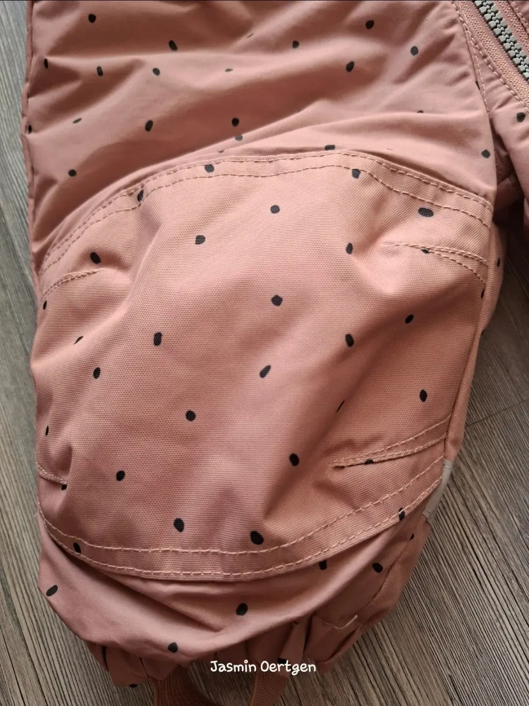 Baby Schneeanzug | H&M | Gr. 68 | Altrosa mit Punkten