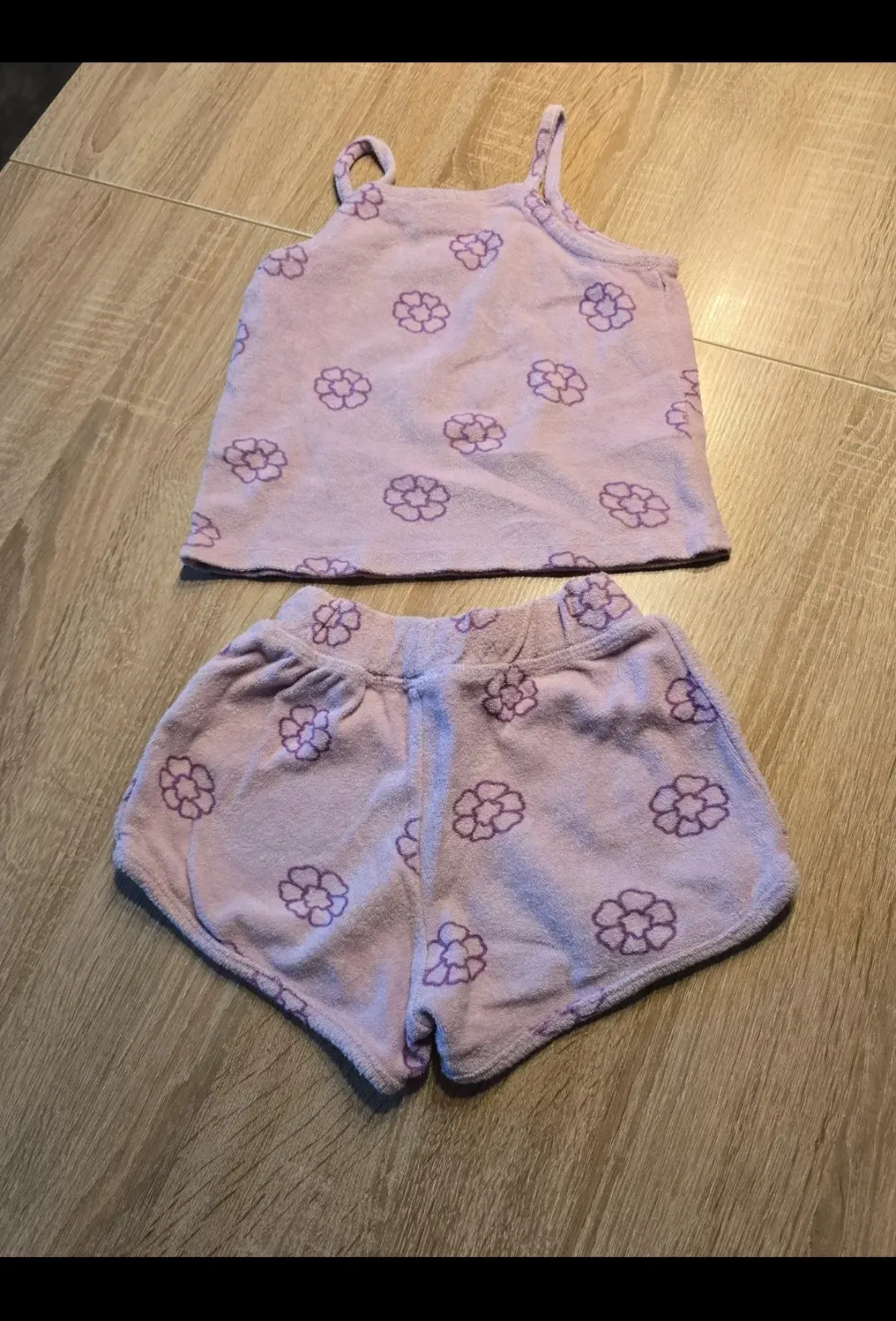 Schönes Mädchen Frotee Strand Set Größe 98/14. Kaum getragen