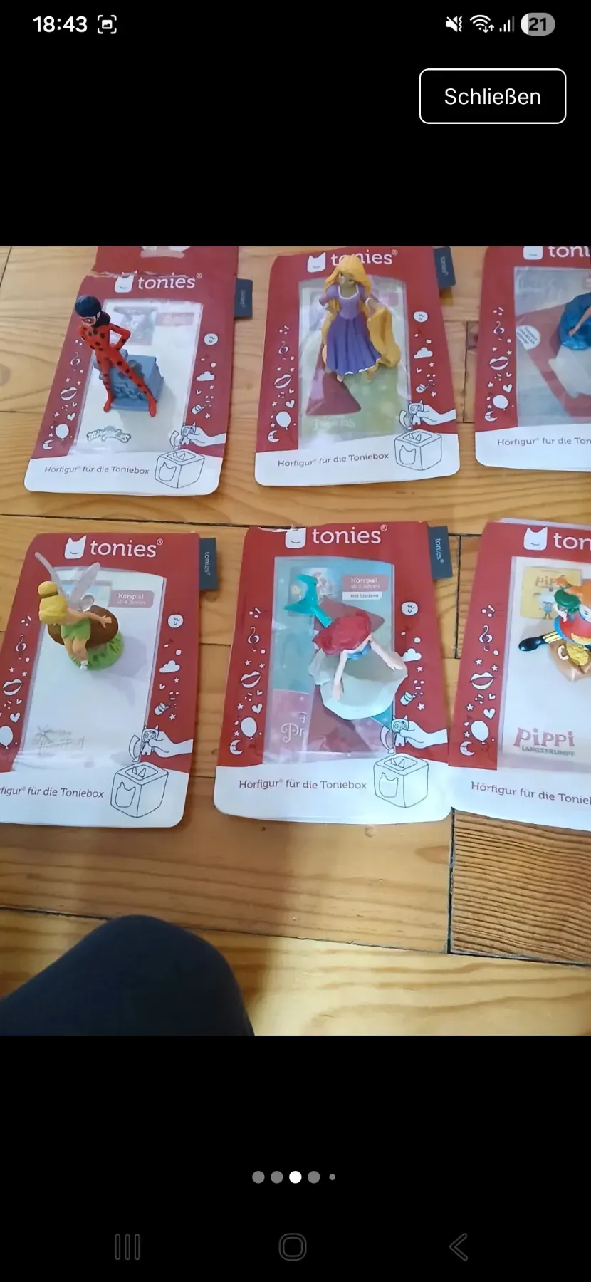 Tonie Auflösung  Paket
