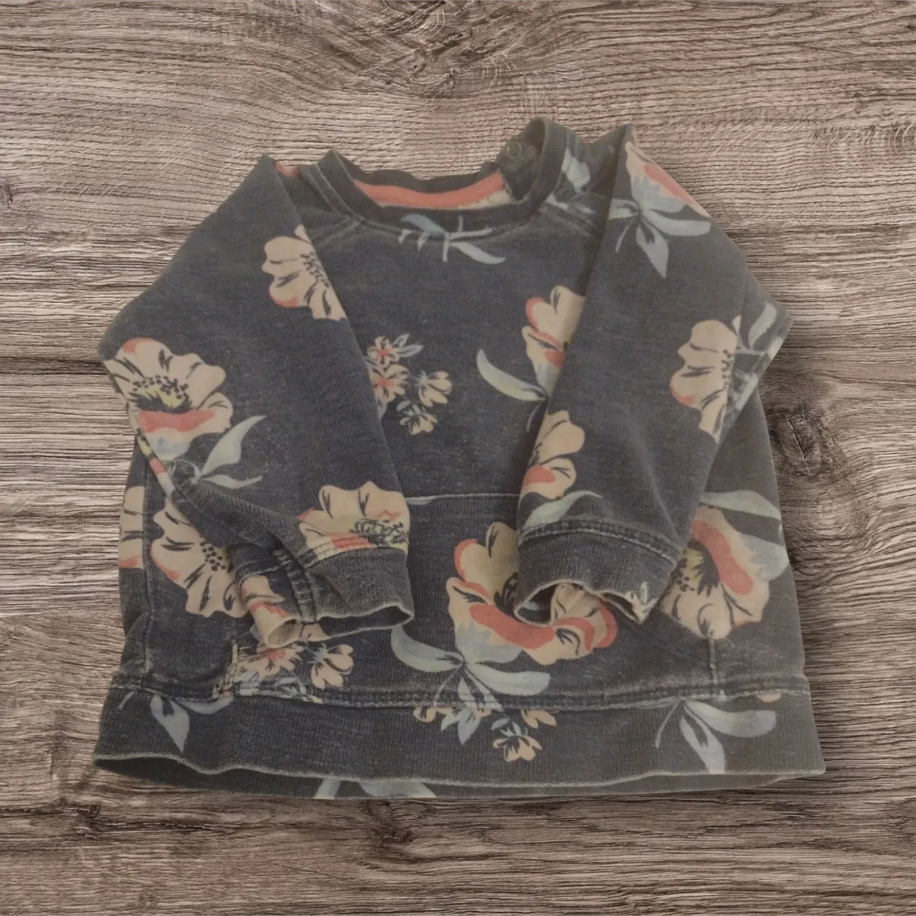 Pullover blau Blumen 86 Ergee