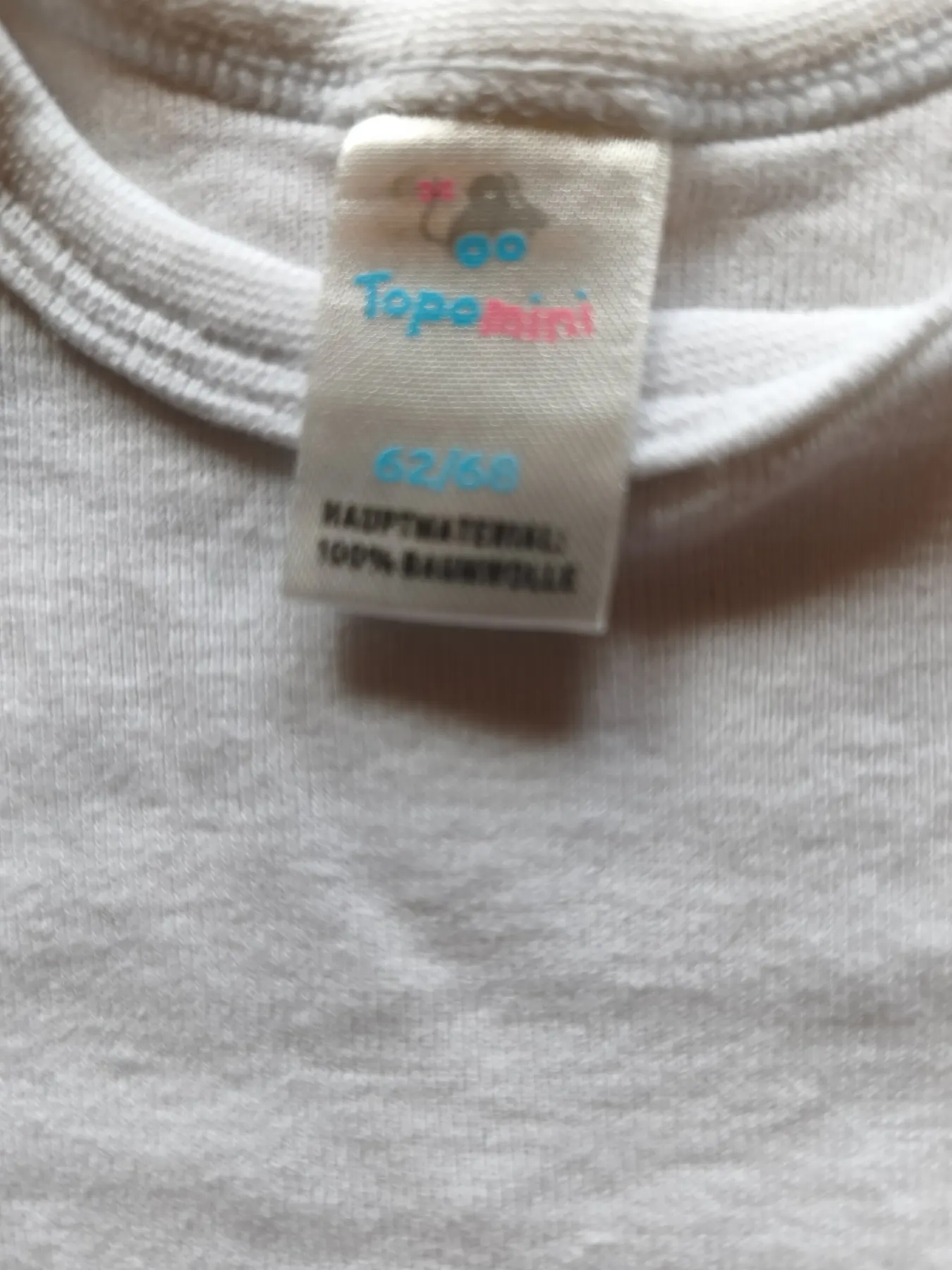 Langarm Body gr. 62/68