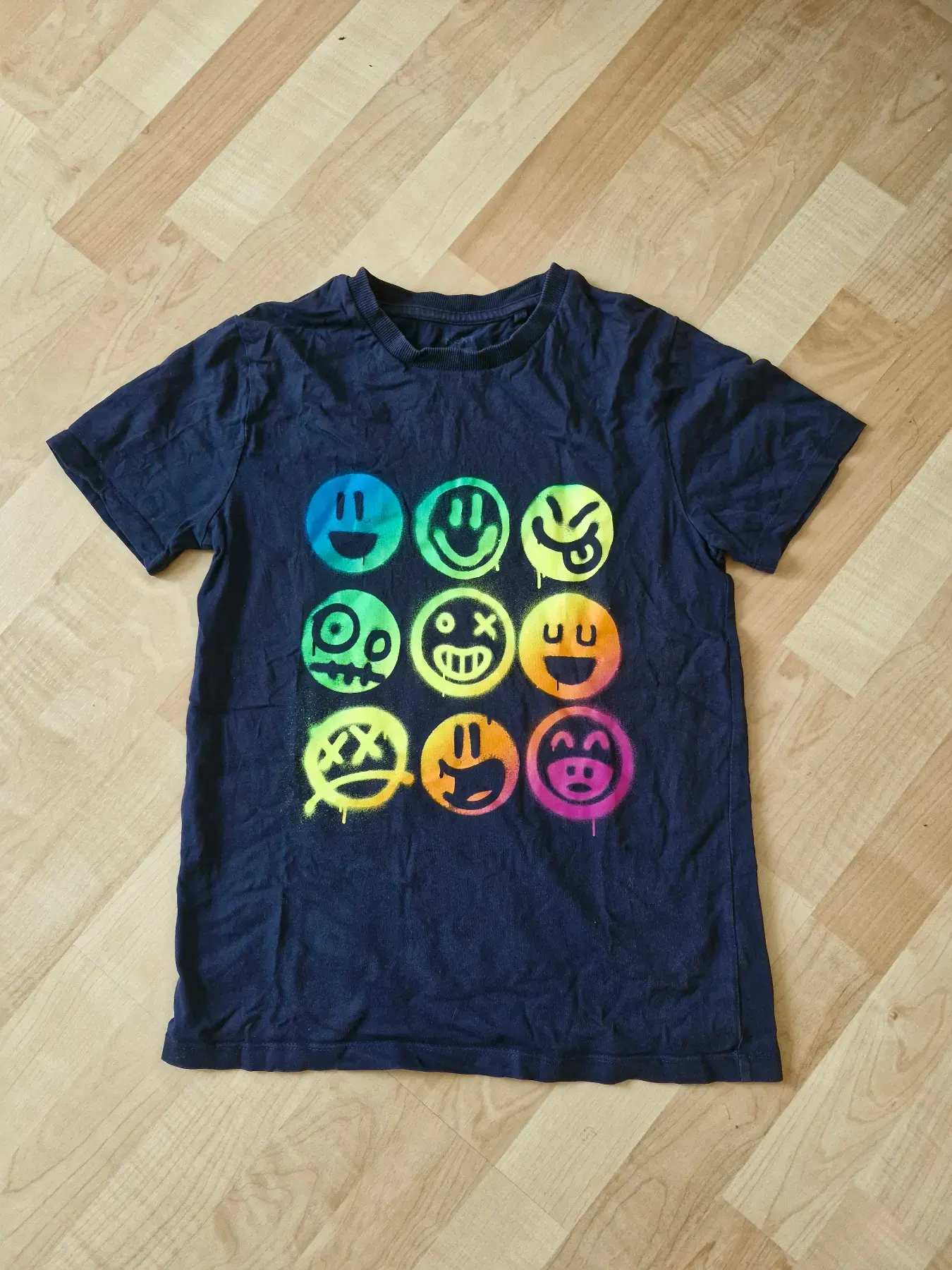 Next Neon Smiley Shirt 11y 146