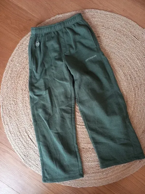 Zara Jogger Gr 164 Mädchen, Jogginghose, khaki, weites Bein