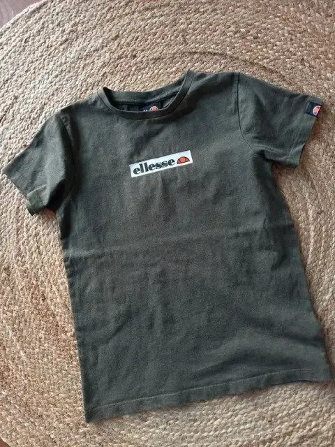 Ellesse Shirt Gr 140/146 Mädchen, Kurzarm, Sport, Tennis, khaki