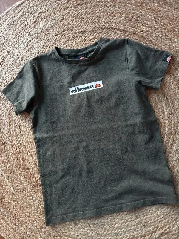 Ellesse Shirt Gr 140/146 Mädchen, Kurzarm, Sport, Tennis, khaki