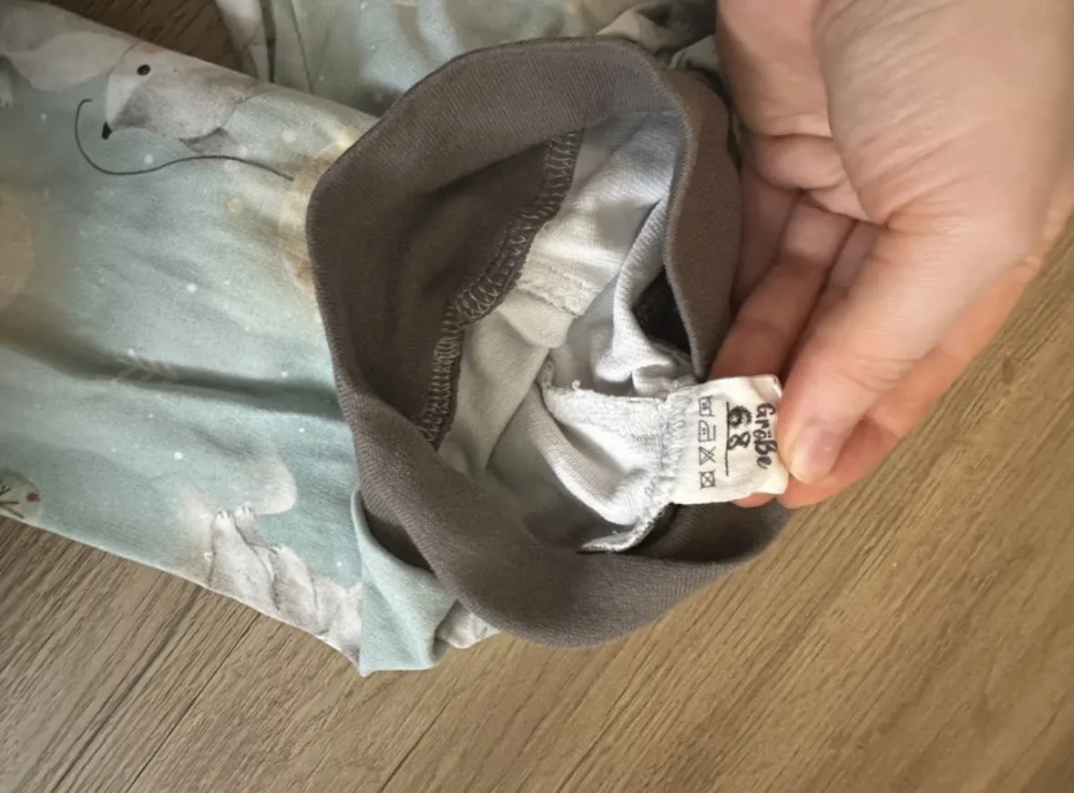 Handmade Set Body und Hose mit Wölfen