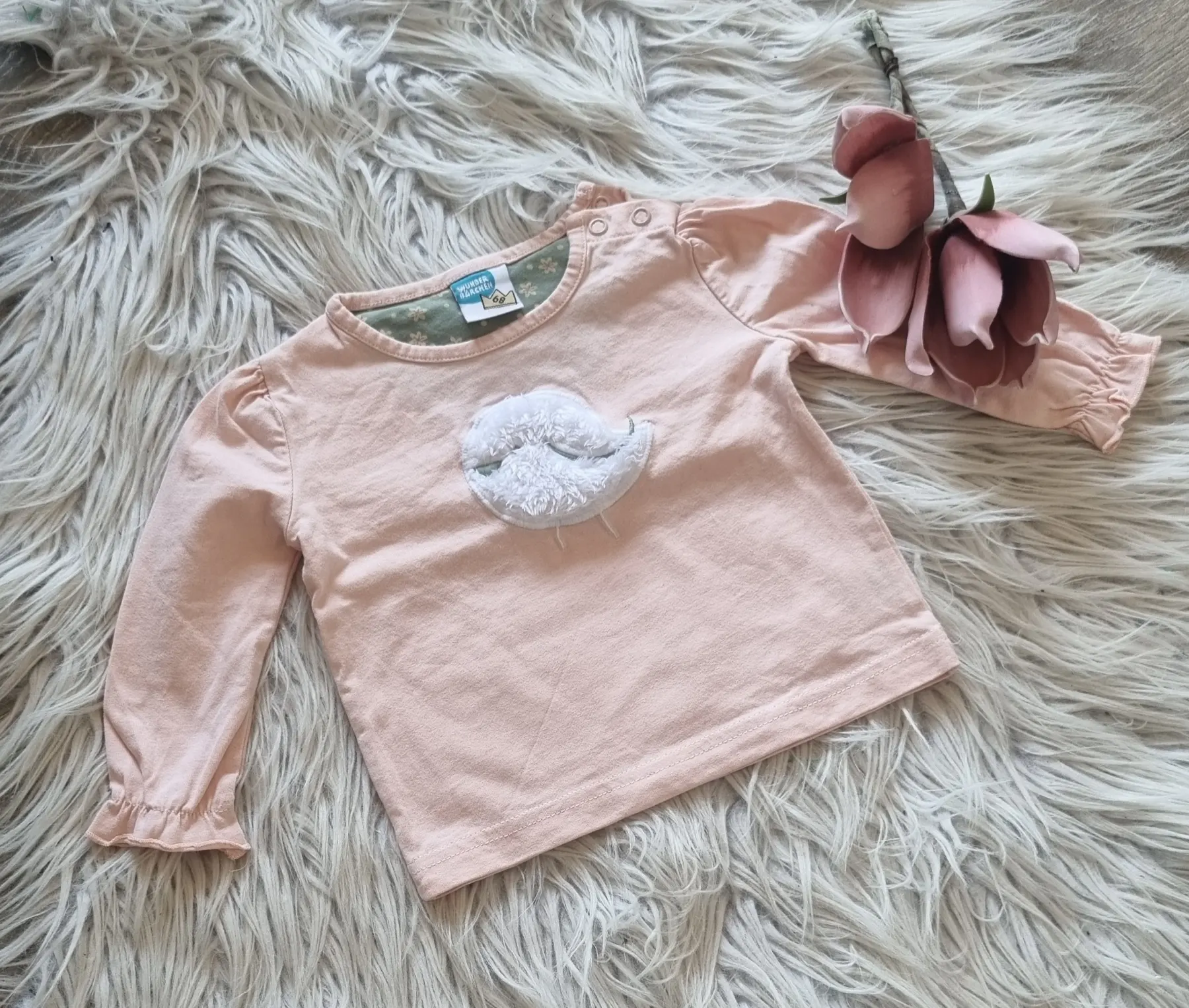 Mädchen Langarmshirt Gr. 68