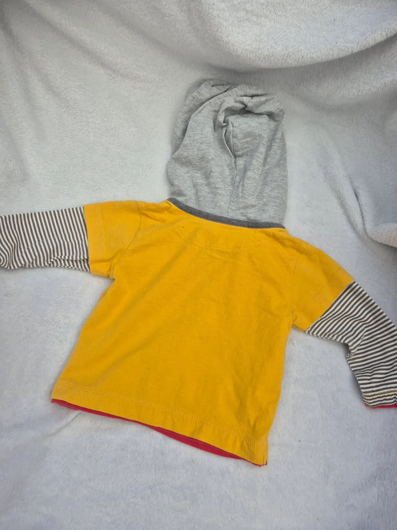 Langarmshirt, naartjie, Größe 62/68