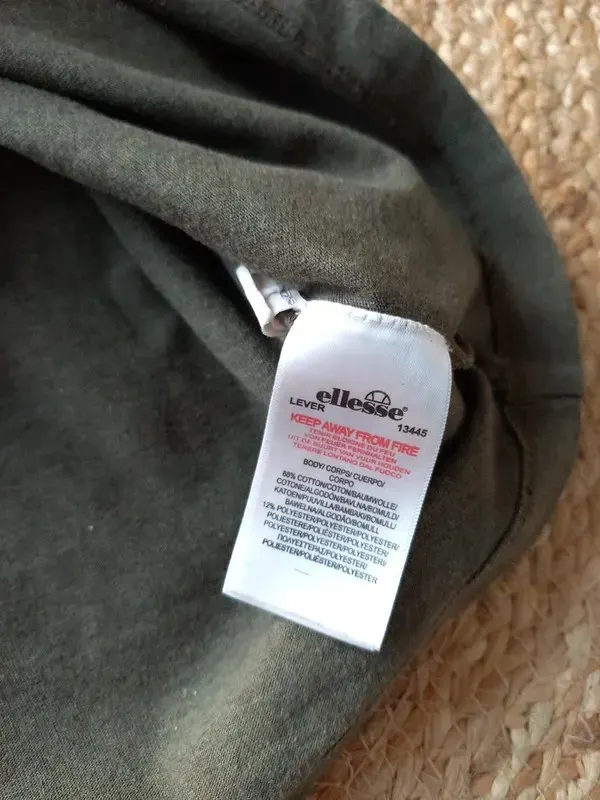 Ellesse Shirt Gr 140/146 Mädchen, Kurzarm, Sport, Tennis, khaki