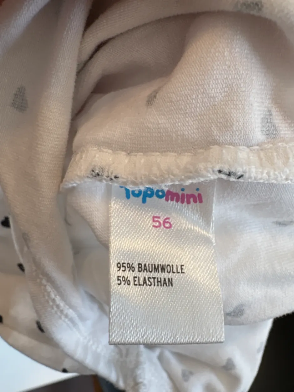 Topomini Langarmbody Gr. 56 mit Herzchen 🤍