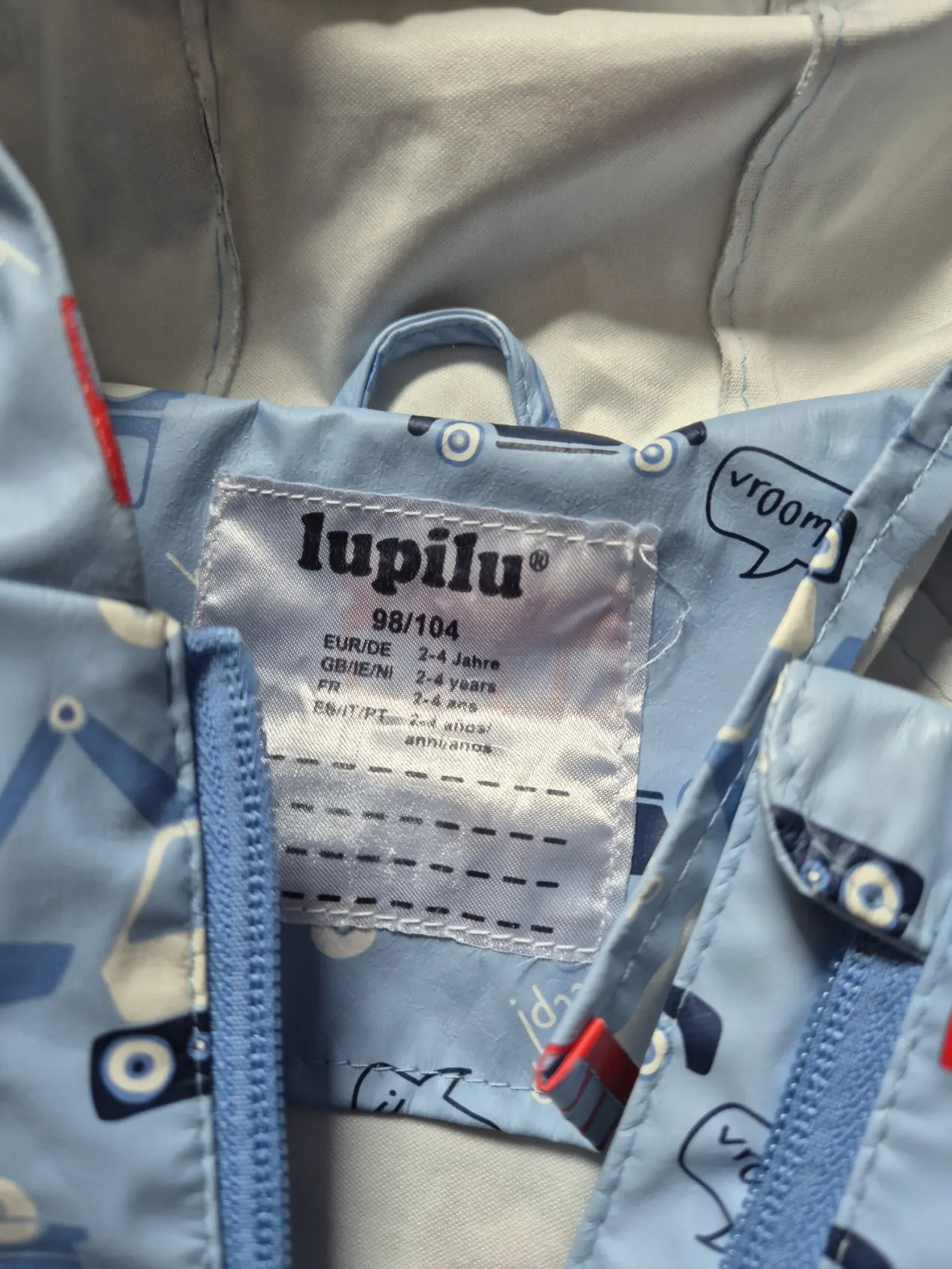 Regenjacke Jacke, wind- und wasserdicht, Jungen, Lupilu, Größe 98/104
