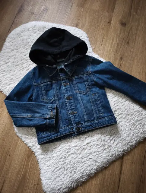 Jeansjacke mit Kapuze Gr. 122