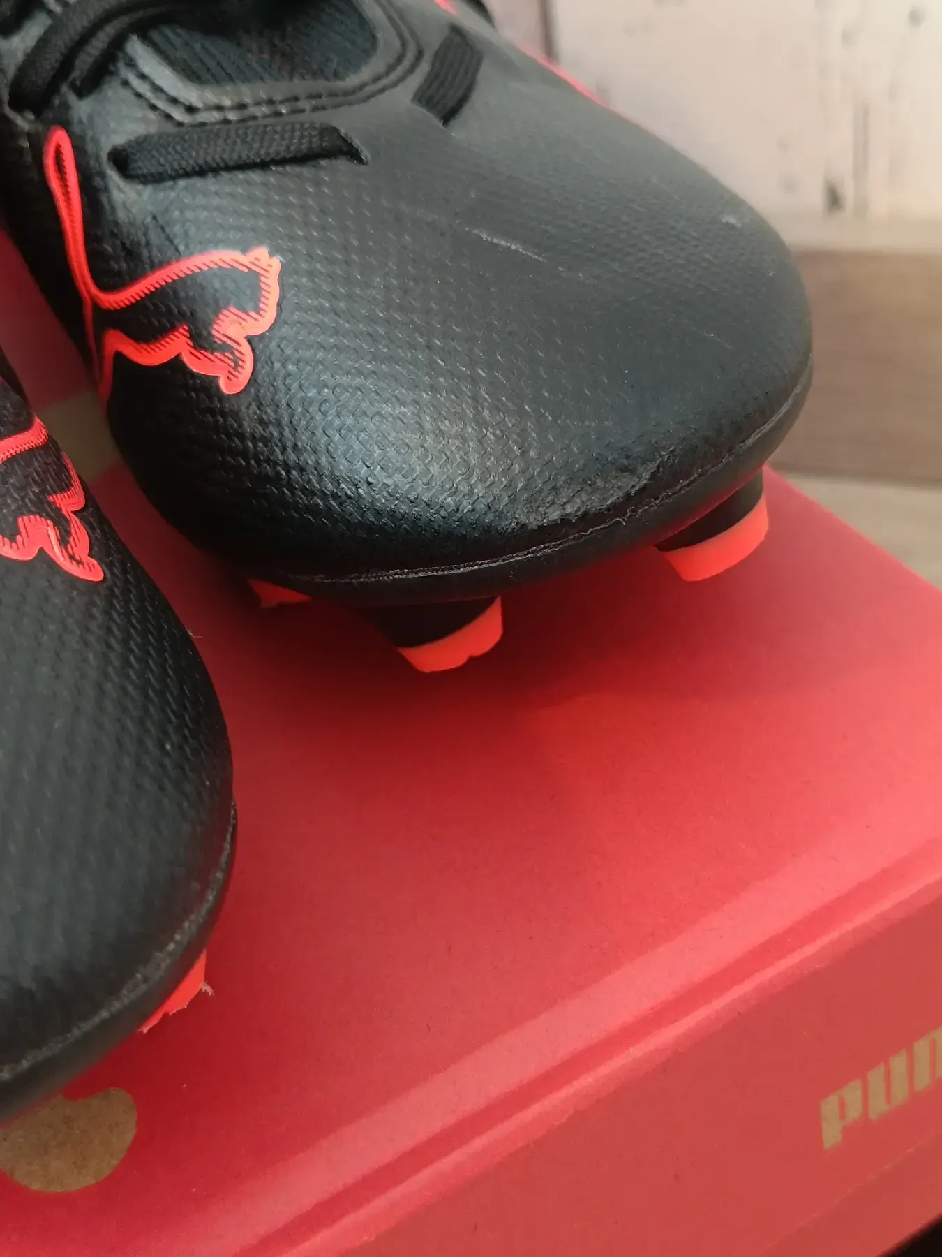 Puma Black Red Junior