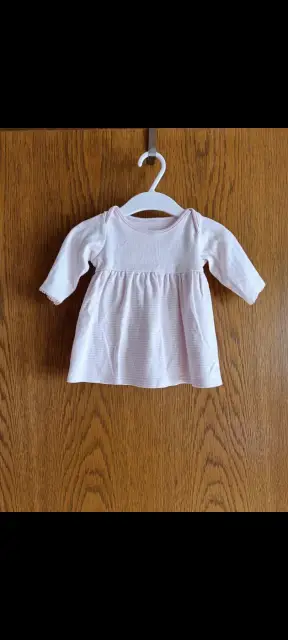 Langarm Kleid M&S Größe up to 3 Month Guter Zustand