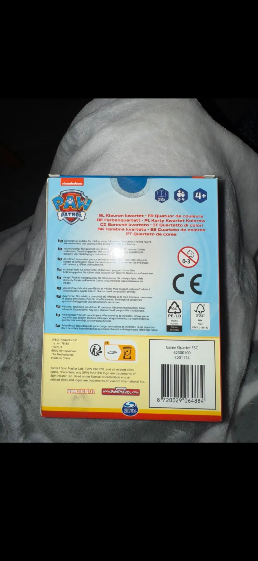 Paw Patrol Quartett