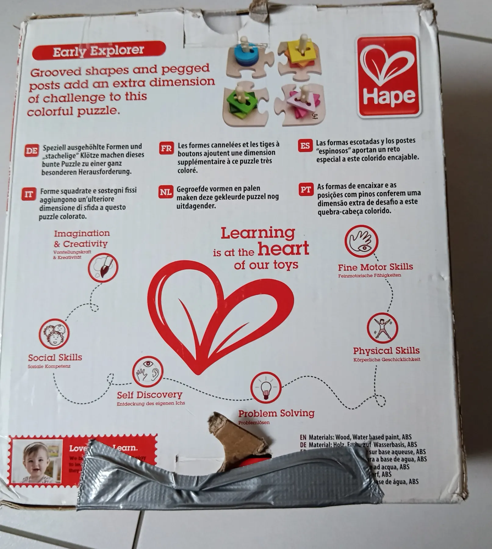 Kreatives Steckpuzzle (Hape)