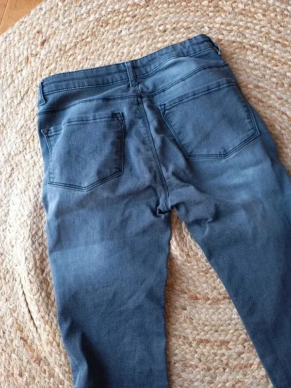 Staccato Jeans Gr 164 Mädchen, Skinny, schwarz, grau