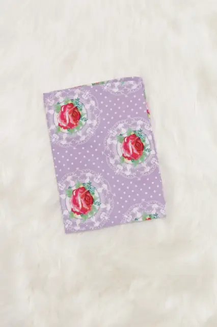 U-Heft Hülle Rosen Handmade
