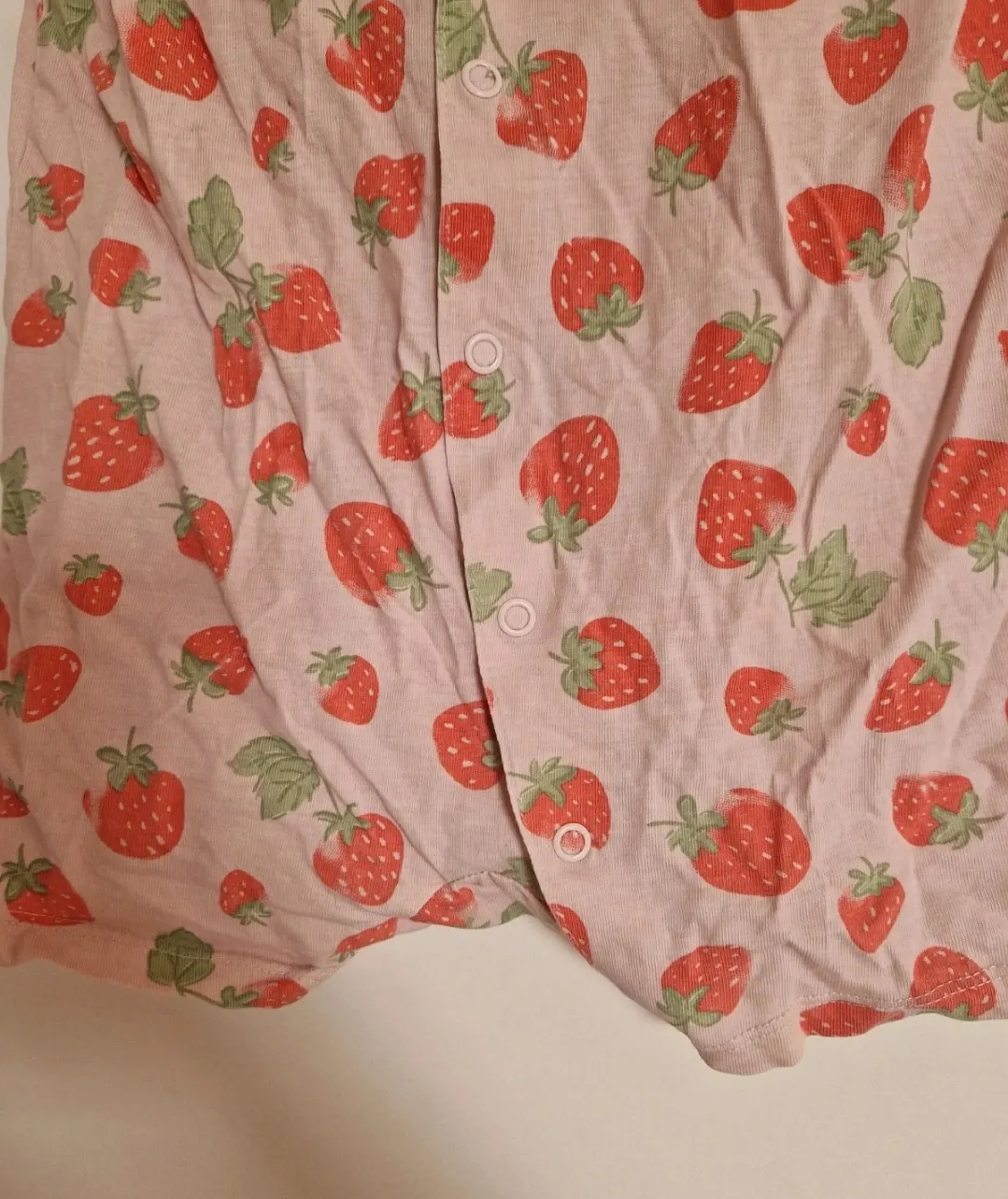 Sommer Strampler Kurzer Einteiler Erdbeere Strawberry