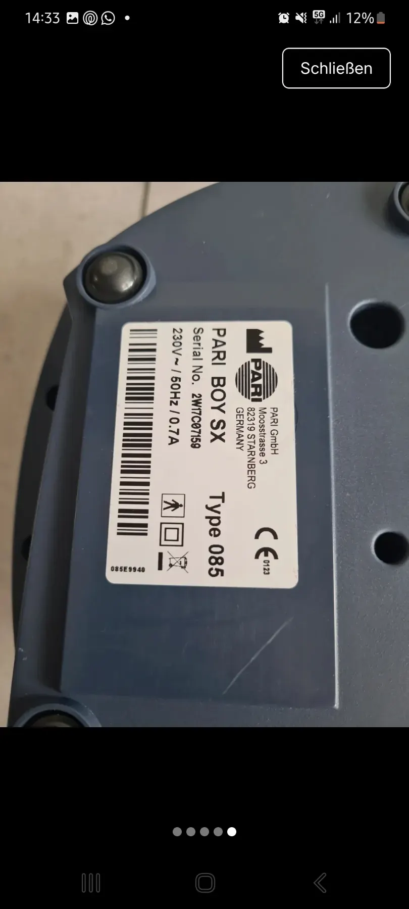 Pari Boy Inhaltor